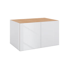Modernform Cabinet Gloss White 36" W X 21" H X 24" D Double Door Wall Cabinet