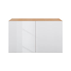 Modernform Cabinet Gloss White 36" W X 21" H X 24" D Double Door Wall Cabinet