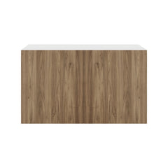 Modernform Cabinet Walnut 36" W X 21" H X 24" D Double Door Wall Cabinet