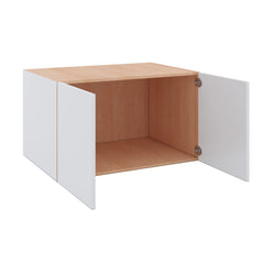 Modernform Cabinet Gloss White 36" W X 21" H X 24" D Double Door Wall Cabinet
