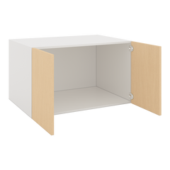 Modernform Cabinet Natural Oak 36" W X 21" H X 24" D Double Door Wall Cabinet