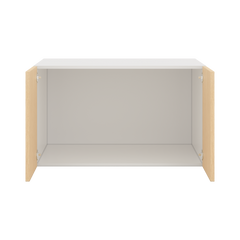 Modernform Cabinet Natural Oak 36" W X 21" H X 24" D Double Door Wall Cabinet