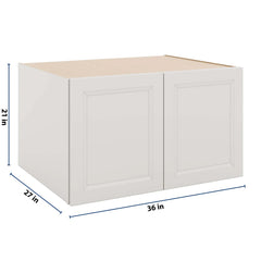 J&K Pure B5 Refrigerator Wall Cabinet - 36" W x 21" H x 27" D