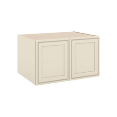 J&K Pearl Glazed H9 Refrigerator Wall Cabinet - 36" W x 21" H x 27" D