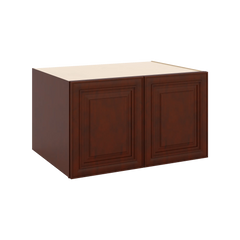 J&K Mahogany J5 Refrigerator Wall Cabinet - 36" W x 21" H x 27" D
