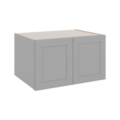 J&K Castle Grey S5 Refrigerator Wall Cabinet - 36" W x 21" H x 27" D