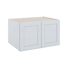 J&K White Shaker S8 Refrigerator Wall Cabinet - 36" W x 21" H x 27" D