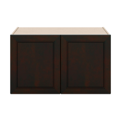 J&K Espresso K8 Refrigerator Wall Cabinet - 36" W x 21" H x 27" D