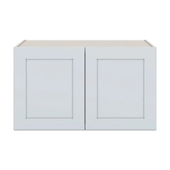J&K White Shaker S8 Refrigerator Wall Cabinet - 36" W x 21" H x 27" D