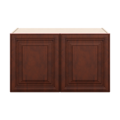 J&K Mahogany J5 Refrigerator Wall Cabinet - 36" W x 21" H x 27" D