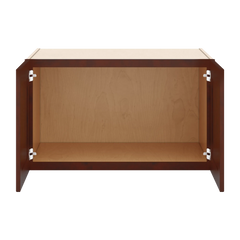 J&K Mahogany J5 Refrigerator Wall Cabinet - 36" W x 21" H x 27" D