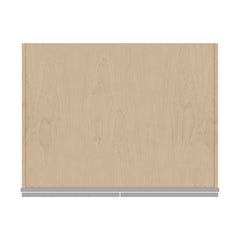 J&K Castle Grey S5 Refrigerator Wall Cabinet - 36" W x 21" H x 27" D