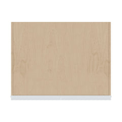 J&K White Shaker S8 Refrigerator Wall Cabinet - 36" W x 21" H x 27" D