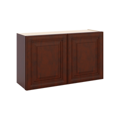 J&K Mahogany J5 Double Door Wall Cabinet - 36" W x 21" H