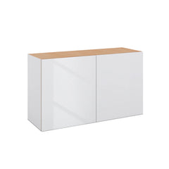 Modernform Cabinet Gloss White 36" W X 21" H X 12" D Double Door Wall Cabinet