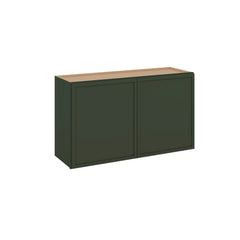 Modernform Cabinet Slim Sage Green 36" W X 21" H X 12" D Double Door Wall Cabinet