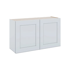 J&K White Shaker S8 Double Door Wall Cabinet - 36" W x 21" H