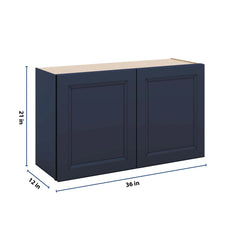 J&K Naval B7 Double Door Wall Cabinet - 36" W x 21" H