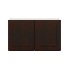 J&K Java Coffee S1 Double Door Wall Cabinet - 36" W x 21" H