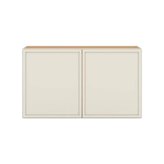 Modernform Cabinet Slim Dove White 36" W X 21" H X 12" D Double Door Wall Cabinet