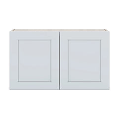 J&K White Shaker S8 Double Door Wall Cabinet - 36" W x 21" H