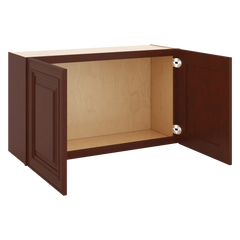 J&K Mahogany J5 Double Door Wall Cabinet - 36" W x 21" H