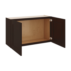 J&K Java Coffee S1 Double Door Wall Cabinet - 36" W x 21" H