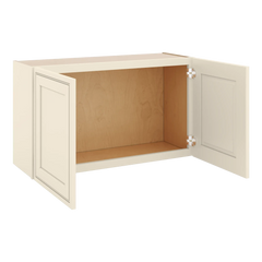 J&K Pearl Glazed H9 Double Door Wall Cabinet - 36" W x 21" H