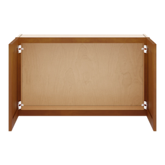 J&K Mocha Glazed K10 Double Door Wall Cabinet - 36" W x 21" H