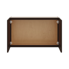 J&K Java Coffee S1 Double Door Wall Cabinet - 36" W x 21" H