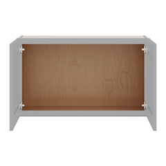 J&K Castle Grey S5 Double Door Wall Cabinet - 36" W x 21" H