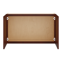 J&K Mahogany J5 Double Door Wall Cabinet - 36" W x 21" H