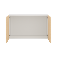 Modernform Cabinet Natural Oak 36" W X 21" H X 12" D Double Door Wall Cabinet