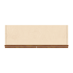J&K Mocha Glazed K10 Double Door Wall Cabinet - 36" W x 21" H