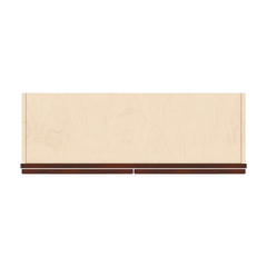 J&K Mahogany J5 Double Door Wall Cabinet - 36" W x 21" H