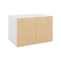 Modernform Cabinet Natural Oak 36" W X 24" H X 24" D Double Door Wall Cabinet