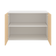 Modernform Cabinet Natural Oak 36" W X 24" H X 24" D Double Door Wall Cabinet