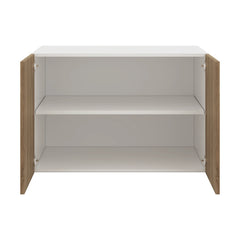 Modernform Cabinet Walnut 36" W X 24" H X 24" D Double Door Wall Cabinet