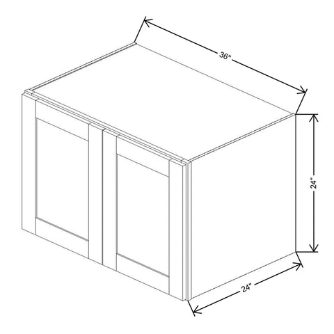 Fabuwood Value Premium Hallmark Frost 36"W X 24"H X 24"Deep Wall