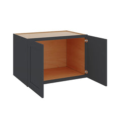 Modernform Cabinet Onyx Black Shaker 36" W X 24" H X 24" D Double Door Wall Cabinet