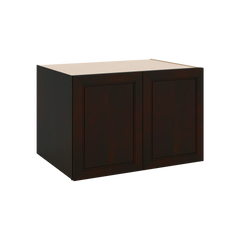 J&K Espresso K8 Refrigerator Wall Cabinet - 36" W x 24" H x 27" D