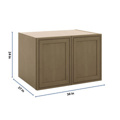J&K Hazel H8 Refrigerator Wall Cabinet - 36" W x 24" H x 27" D