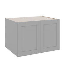 J&K Castle Grey S5 Refrigerator Wall Cabinet - 36" W x 24" H x 27" D