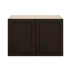 J&K Espresso K8 Refrigerator Wall Cabinet - 36" W x 24" H x 27" D