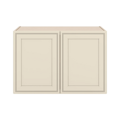 J&K Pearl Glazed H9 Refrigerator Wall Cabinet - 36" W x 24" H x 27" D