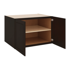 J&K Espresso K8 Refrigerator Wall Cabinet - 36" W x 24" H x 27" D