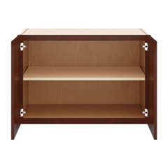 J&K Mahogany J5 Refrigerator Wall Cabinet - 36" W x 24" H x 27" D