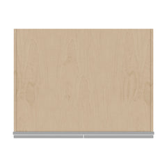 J&K Castle Grey S5 Refrigerator Wall Cabinet - 36" W x 24" H x 27" D