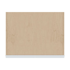 J&K White Shaker S8 Refrigerator Wall Cabinet - 36" W x 24" H x 27" D