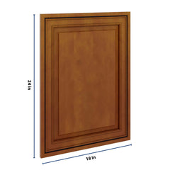 J&K Mocha Glazed K10 Dummy Door Panel 18" W x 24" H